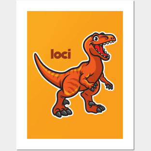 Loci the velociraptor Posters and Art